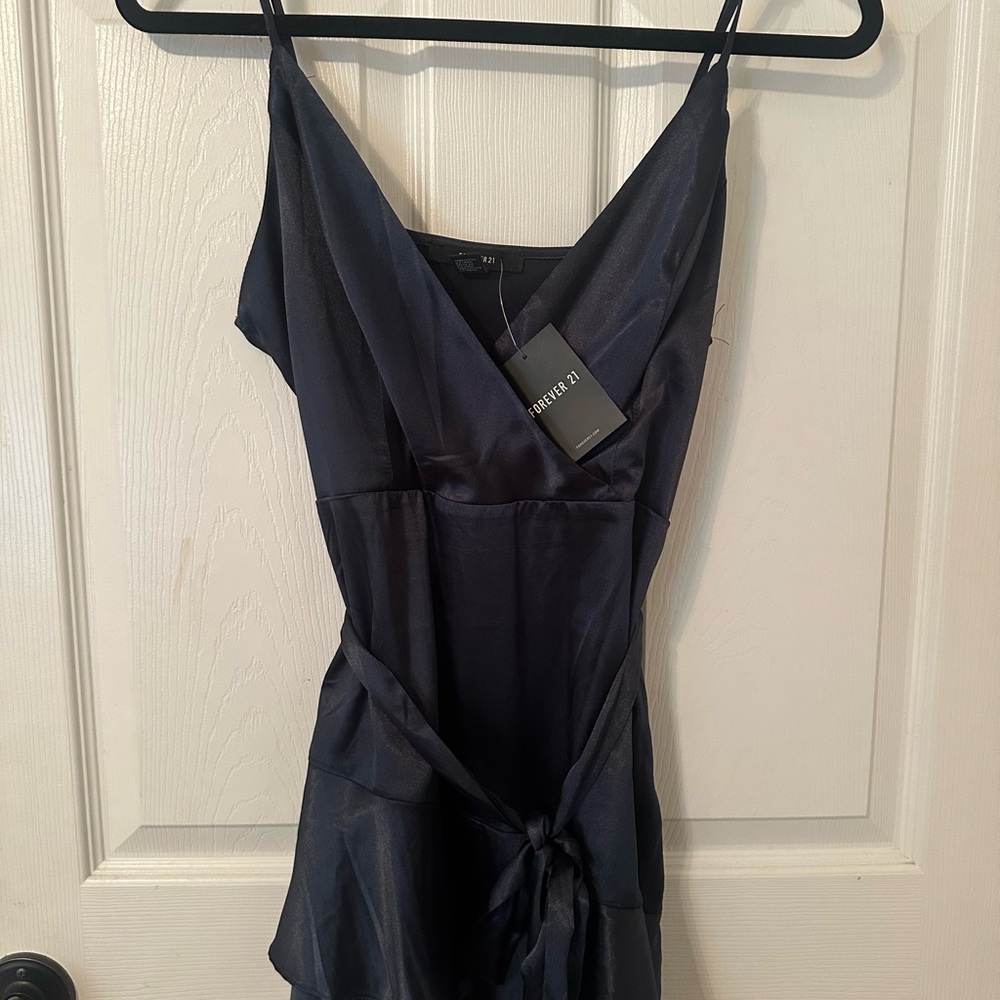 Forever 21 Midnight Blue Jumpsuit